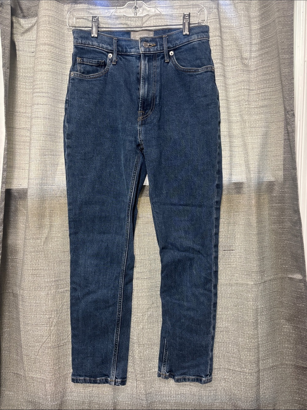 Everlane Women's Slim Straight Jeans - Dark Blue